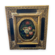 Oil on panel, painting on wood depicting a bouquet of flowers