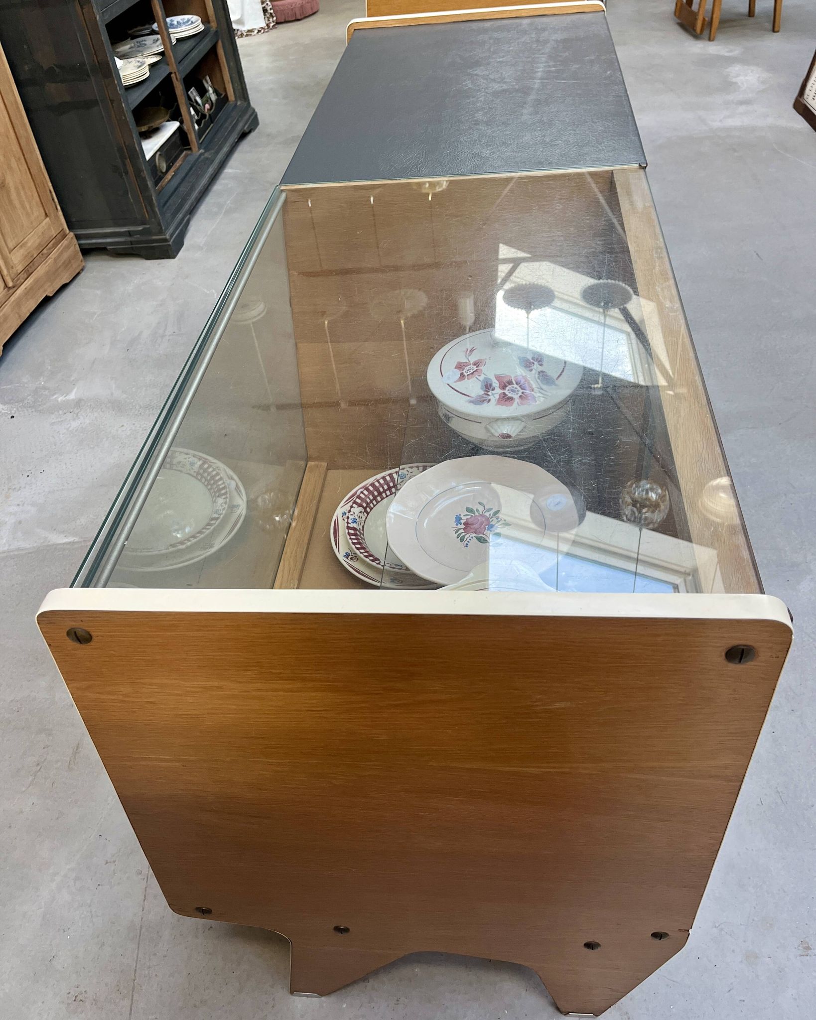Comptoir vitrine années 50 Siegel Paris