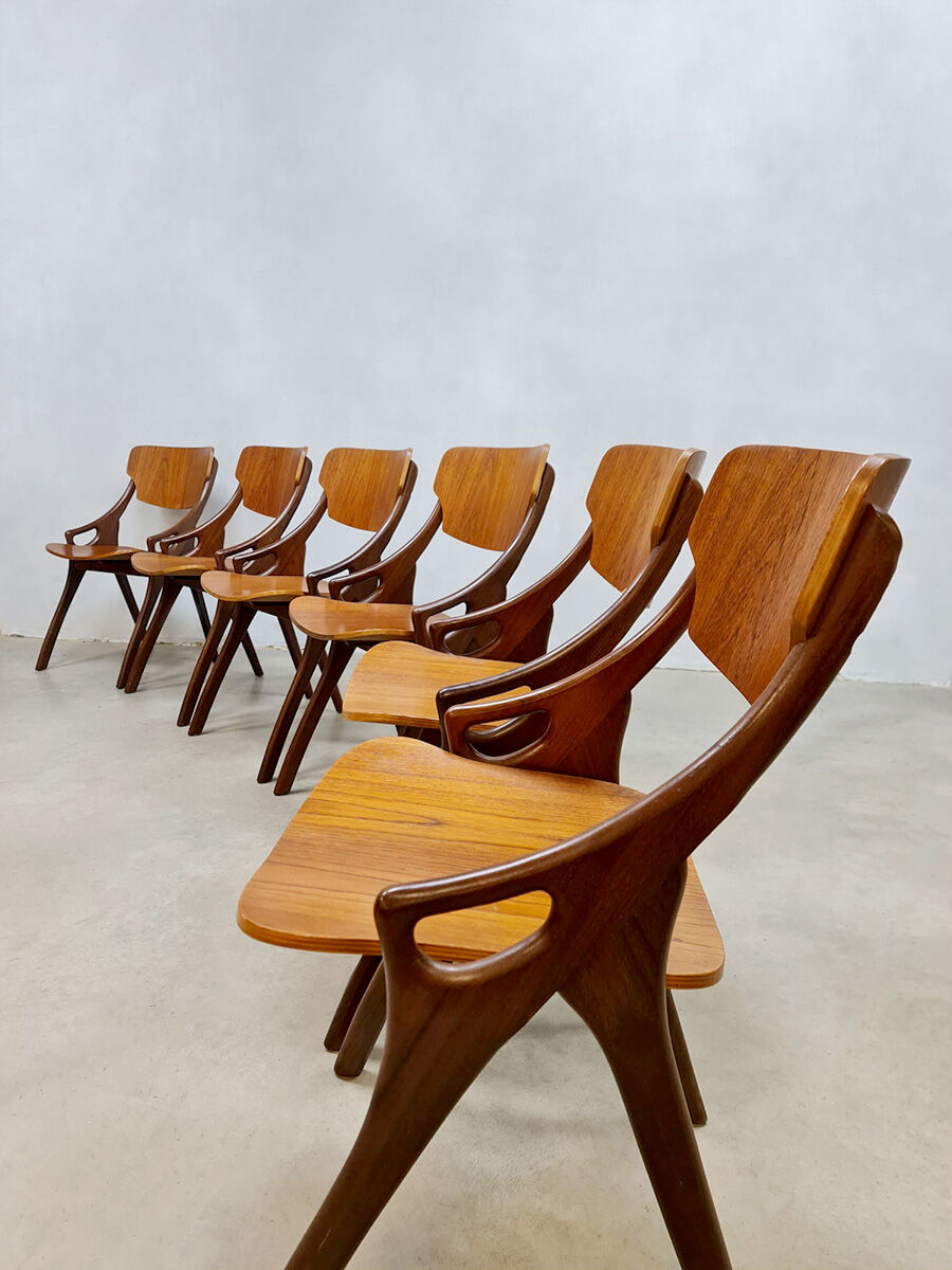 Vintage Danish design dining chairs