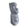 Vintage ethnic vase in glazed porcelain