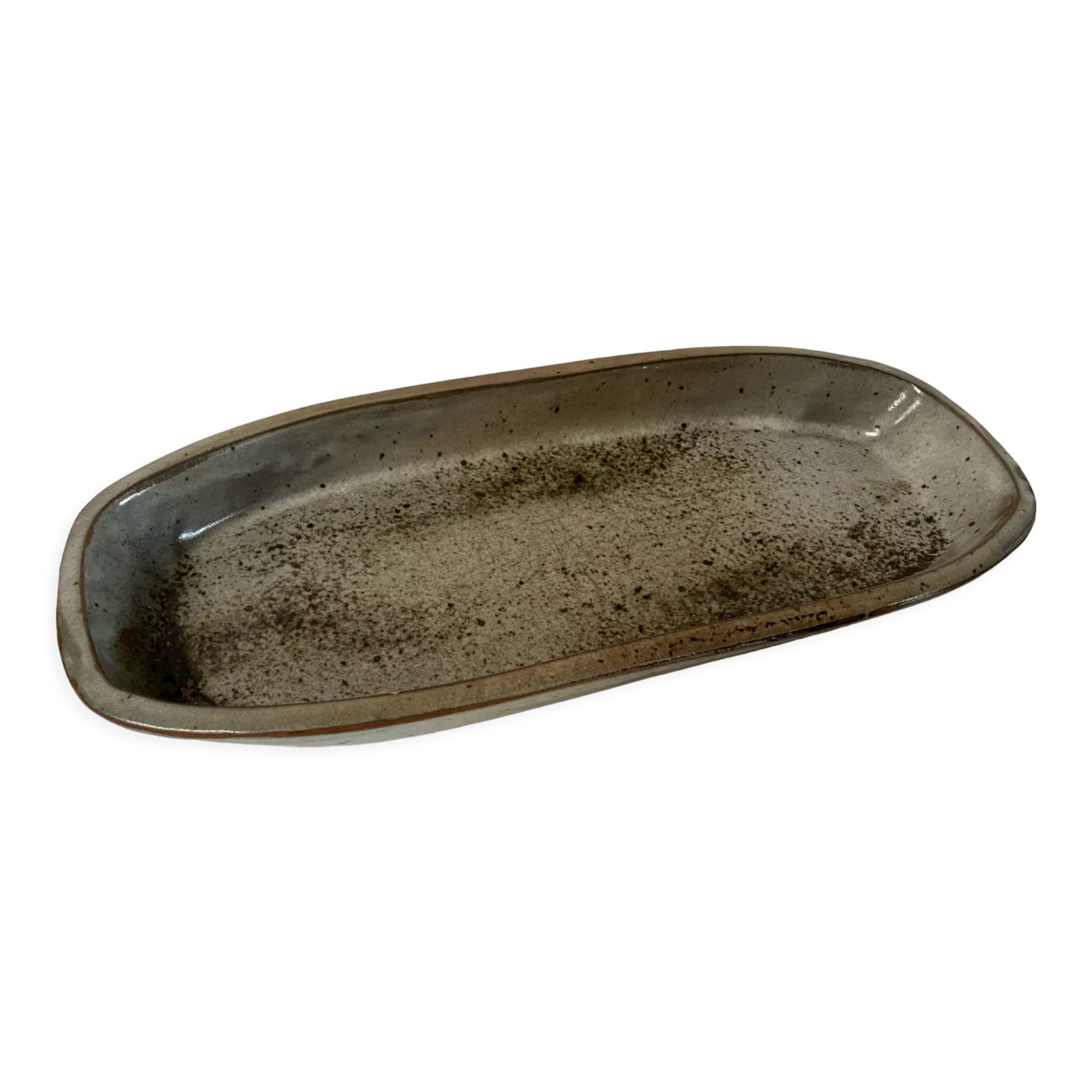 Vintage stoneware dish