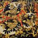 Aubusson tapestry "Dawn" in pure wool by Jean Claude Bissery