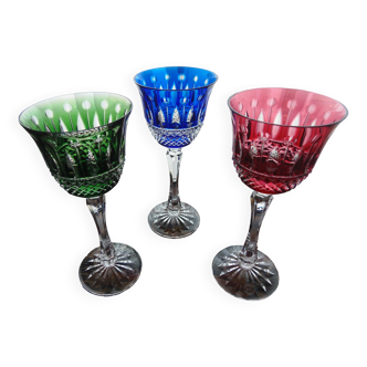 Colored rhoemer crystal glass