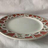 Old compotier Sarreguemines model Siena, early twentieth century