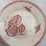 6 assiettes plates Choisy Leroy