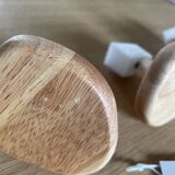 Solid oak coat hooks