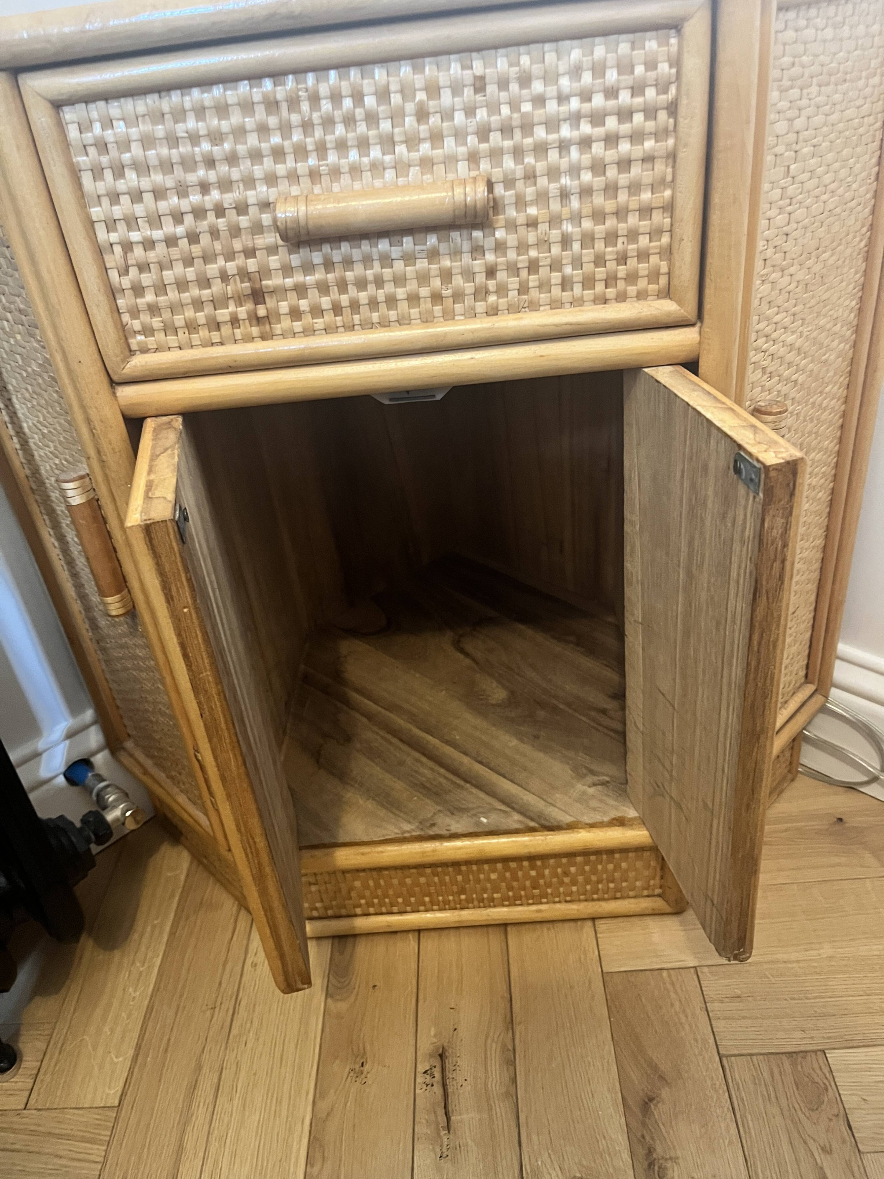 Corner rattan furniture