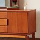 Restored vintage teak hairdresser from the 1960s.