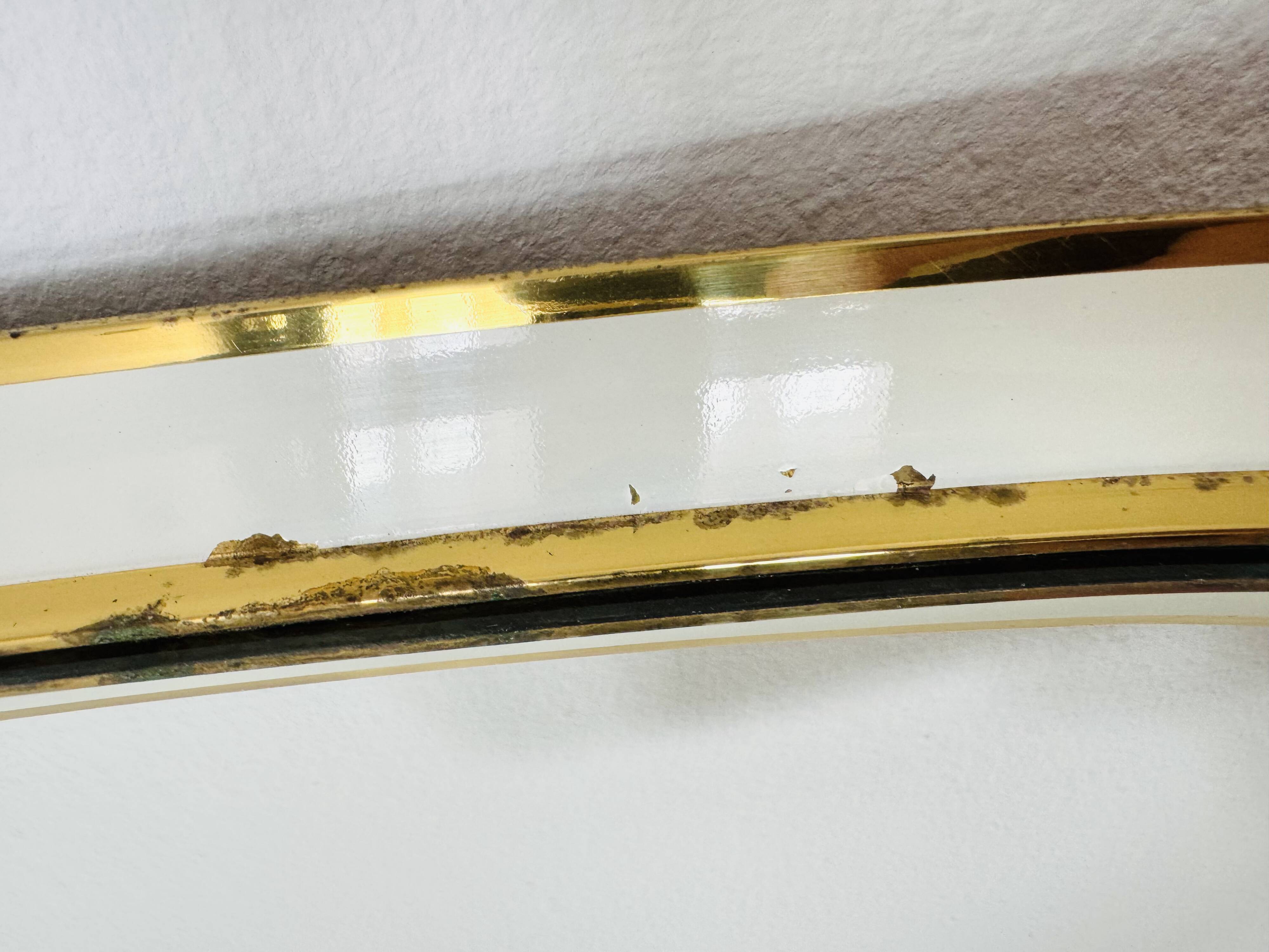 Brass Wall Mirror by Vereinigte Werkstätten München