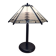 Postmodern black white table lamp art deco style 1980s