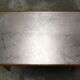 Large metal carved coffee table by Heinz Lilienthal