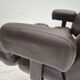 1970s, Scandinavian swivel chair, original condition, artificial leather, chrome steel.