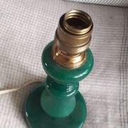 Pied de lampe vintage en verre