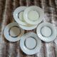 12 vintage Duralex dessert plates