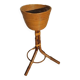 RATTAN FLOWER POT HOLDER 1960