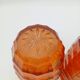 Paire Vases Art Déco Josef Invald Carnival Marigold Orange Irisé Jacobean