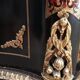 Violin-shaped support cabinet with Boulle marquetry