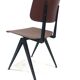 Lot of 4 vintage school chairs Galvanitas S16 Netherlands