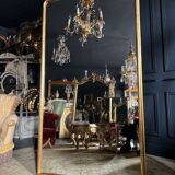 Miroir de cheminée d’époque louis philippe en bois doré (1m88x1m03) xixe