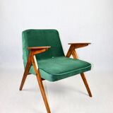 Green Bunny Armchair by Józef Chierowski, 1970s