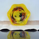 Bol de table multicolore en verre de Murano du milieu du siècle