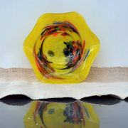 Mid Century Center Multicolored Table Bowl Murano Glass