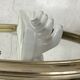 Vintage ceramic tea towel holder