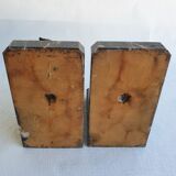 Marble book ends