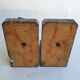 2 serre livres en marbre