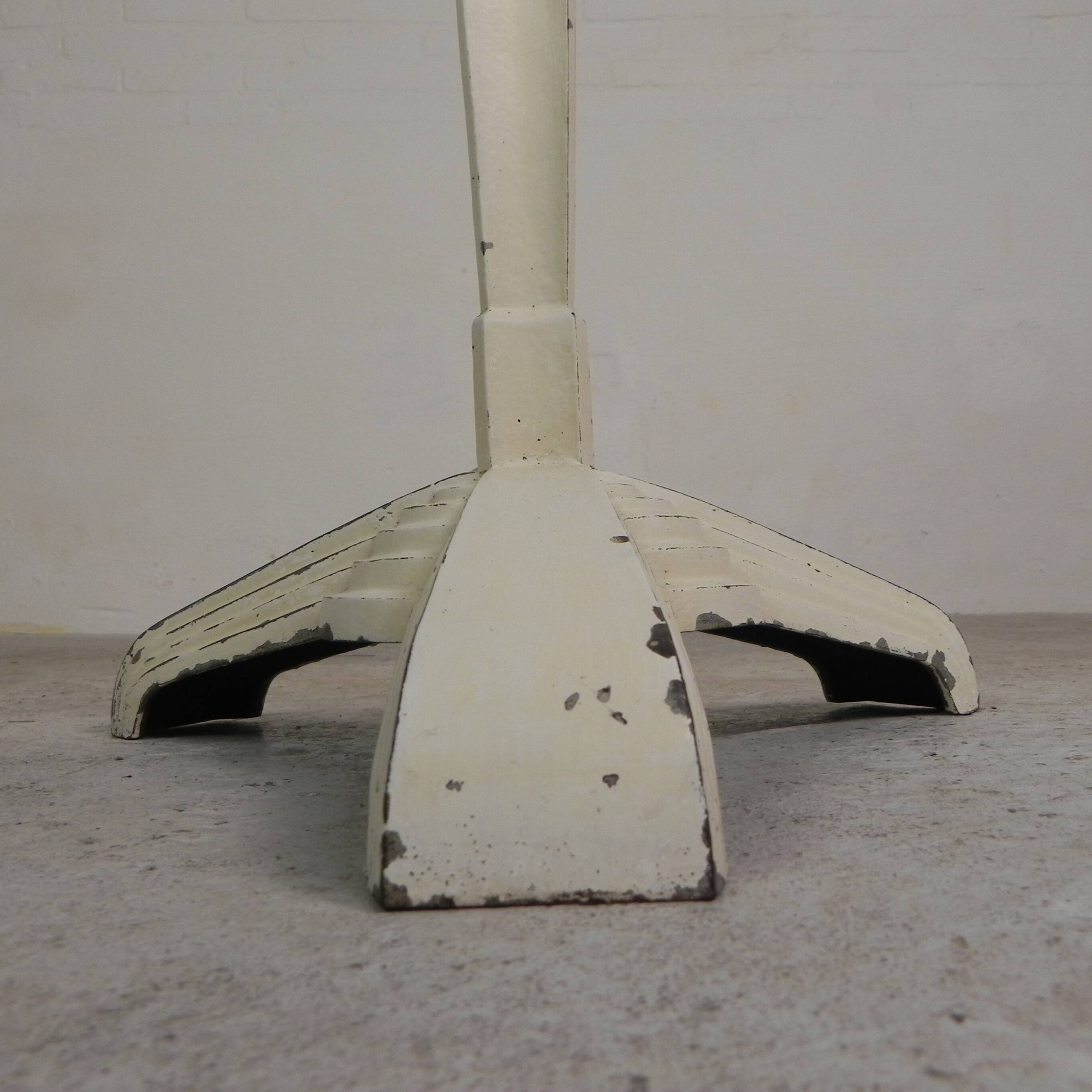 Art Deco bistro table with bakelite top, Louis Vuitton, REX, 1930s