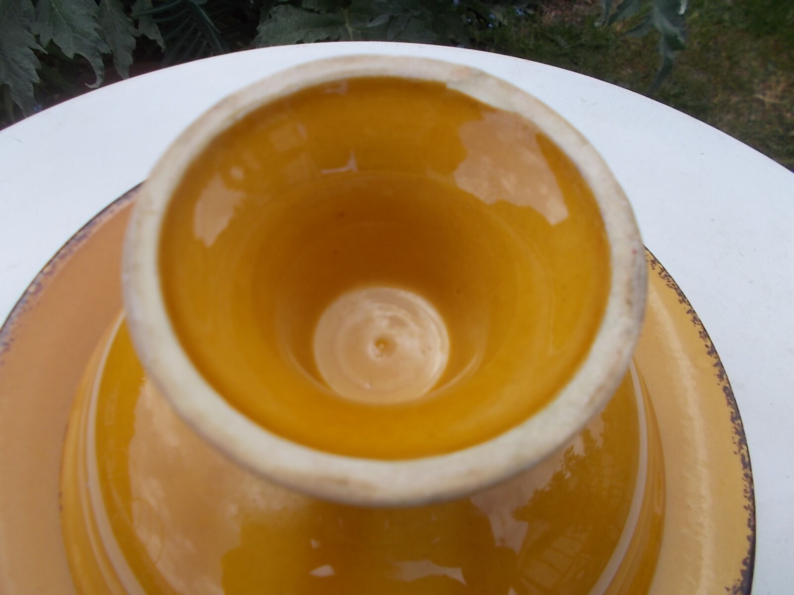 Flat dish and compote dish