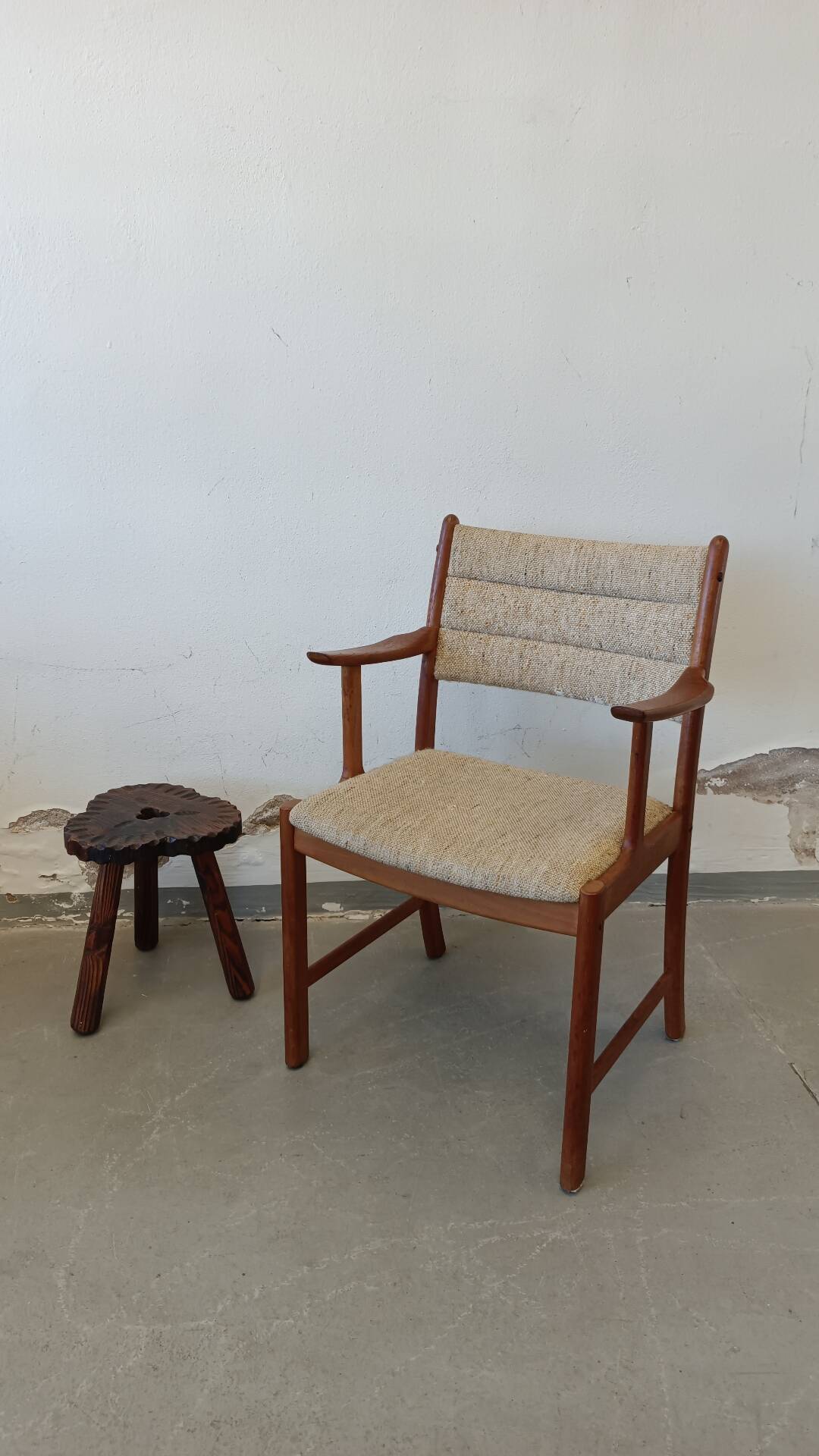 Scandinavian armchair in teak