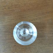 6 vintage crystal liqueur glasses