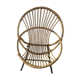 Fauteuil rotin midcentury