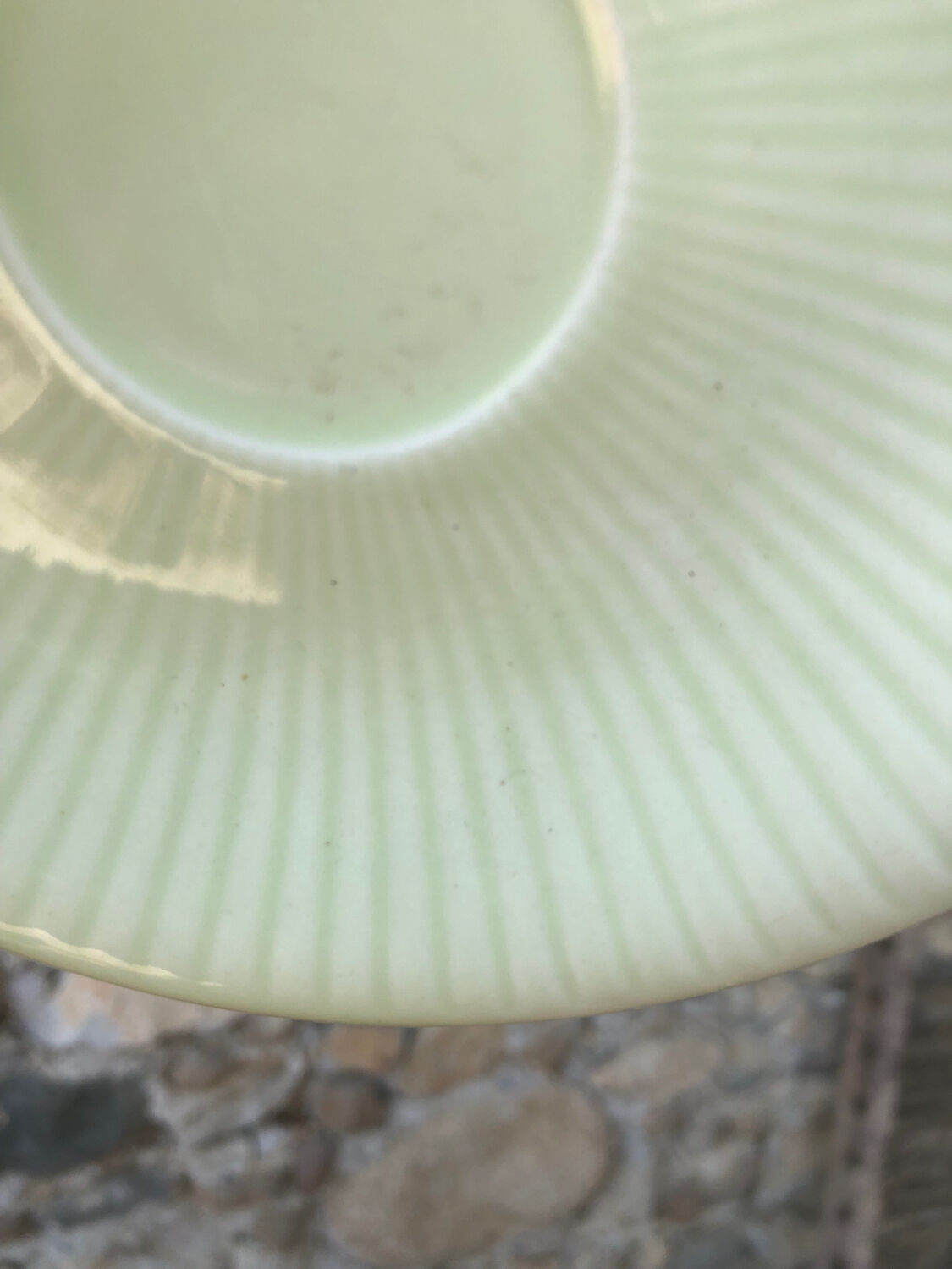 Cups + saucers • Gien, vintage pastel series