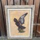 Tableau Busard et geai Huile sur parchemin