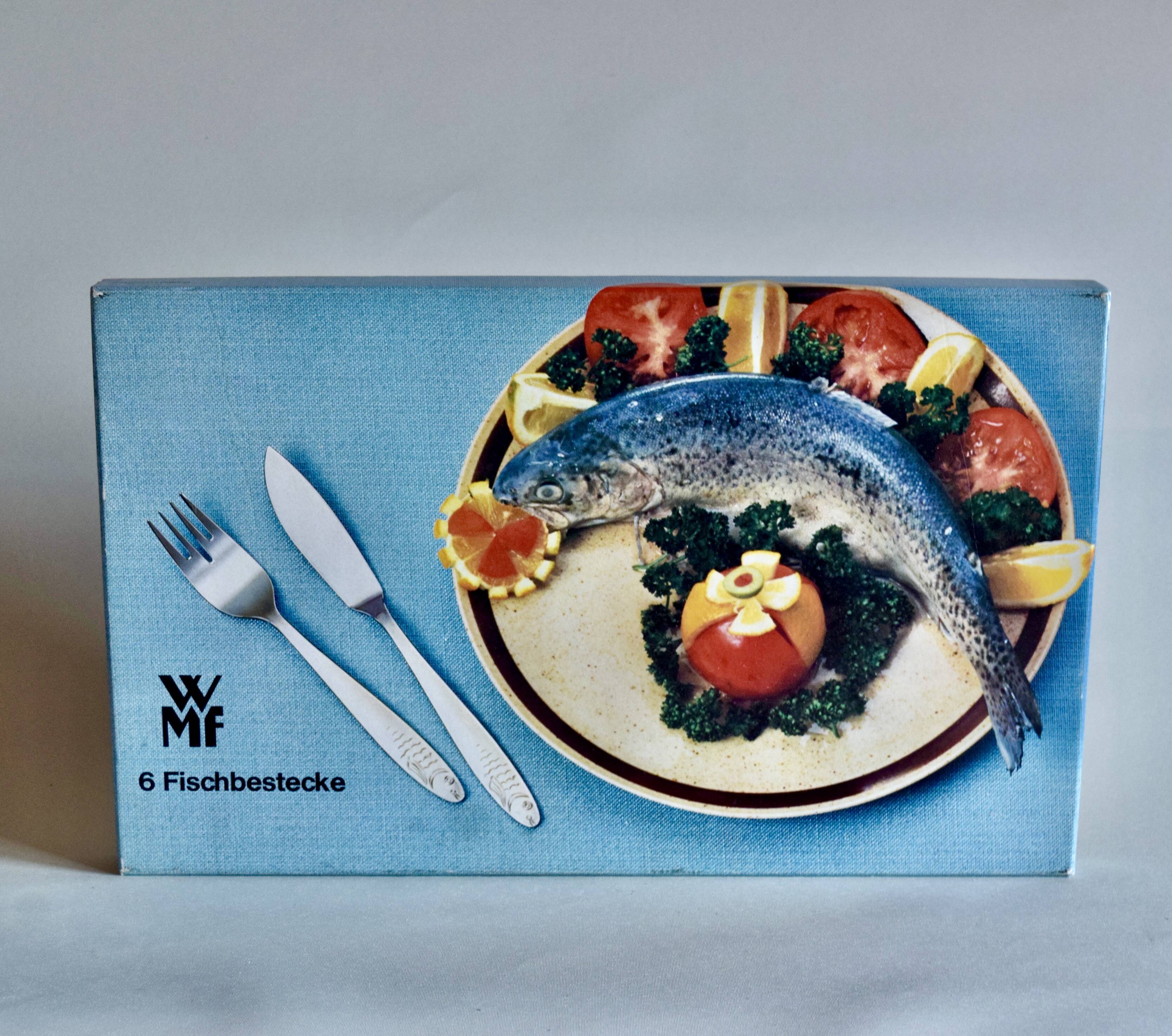 Vintage Fish Cutlery Set for 6 People - WMF - Stainless Steel - Made in Germany
