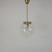Mid-Century Glass Pendant/Kamenicky Senov, 1970's