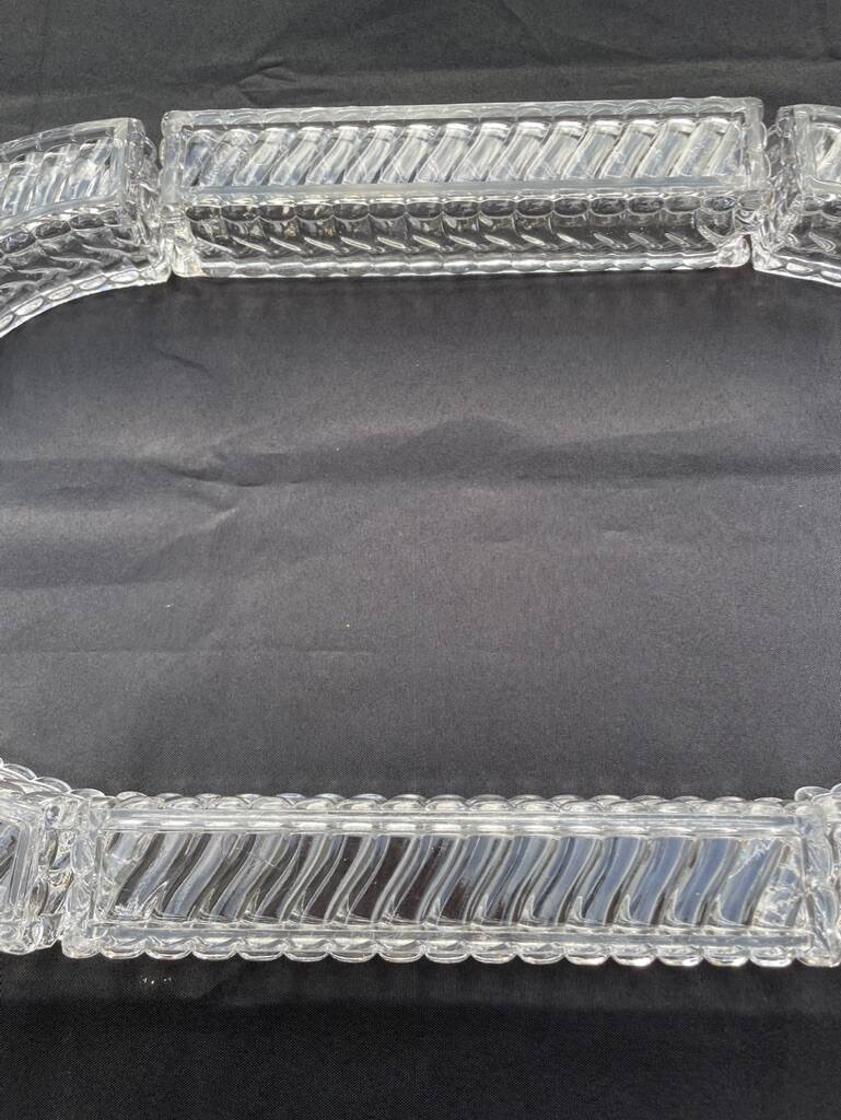 Baccarat twisted bamboo table planter – 19th-early 20th century