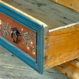 Antique German Hand Painted Cabinet, circa 1850