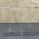 60s 70s side tables nesting tables acrylic plastic space age design