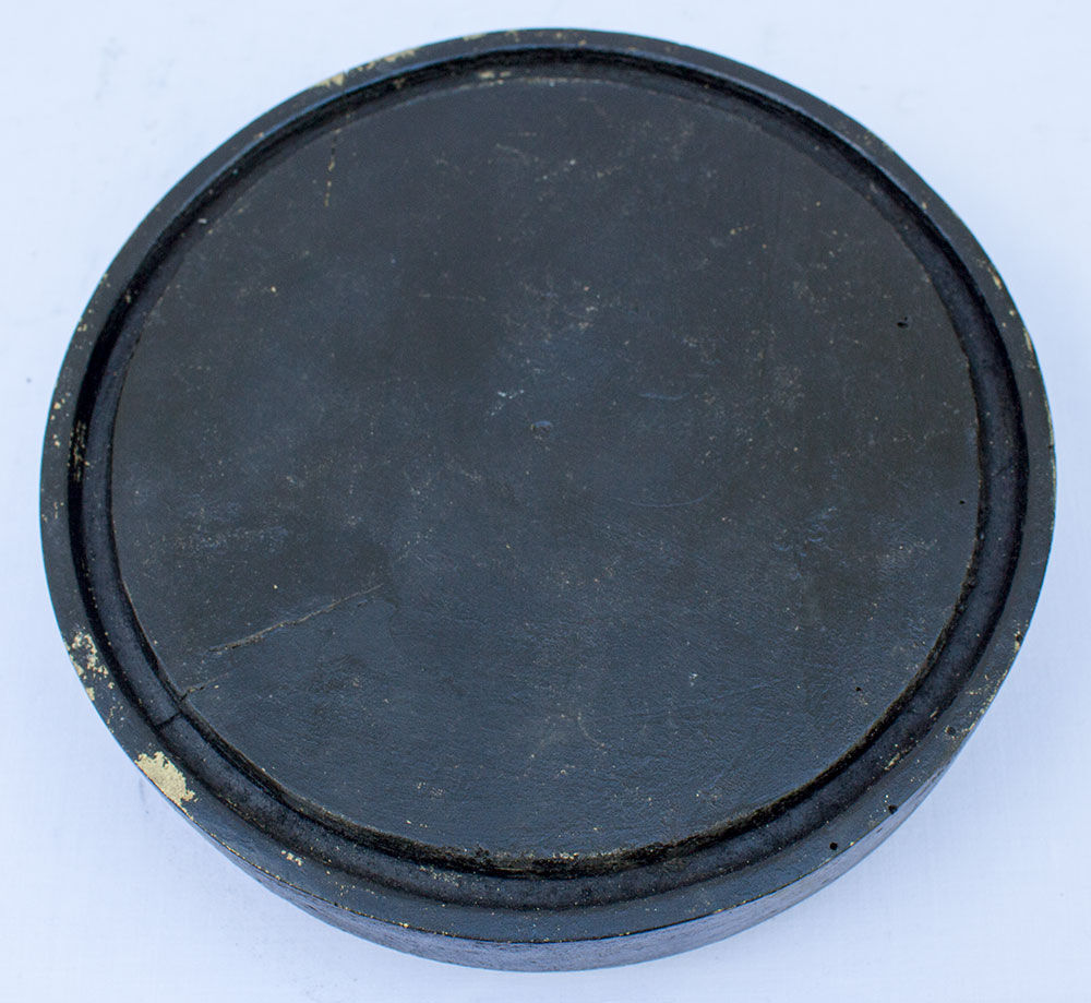 Antique round glass globe 48.5 x 17.5 cm