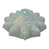 Clichy blue speckled opaline lampshade