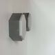 Pair of vintage opaline and metal wall lights, Raak Holland 1970