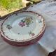 Lot de 6 assiettes à dessert Lunéville décor de fleurs