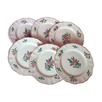 Set of dessert plates from the Lunéville manufacture