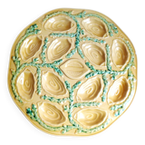 Oyster dish, seafood serving dish, Orfinox oyster dish.