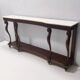 Outstanding Art Deco Style Console with a Carrara Marble Top, Italy