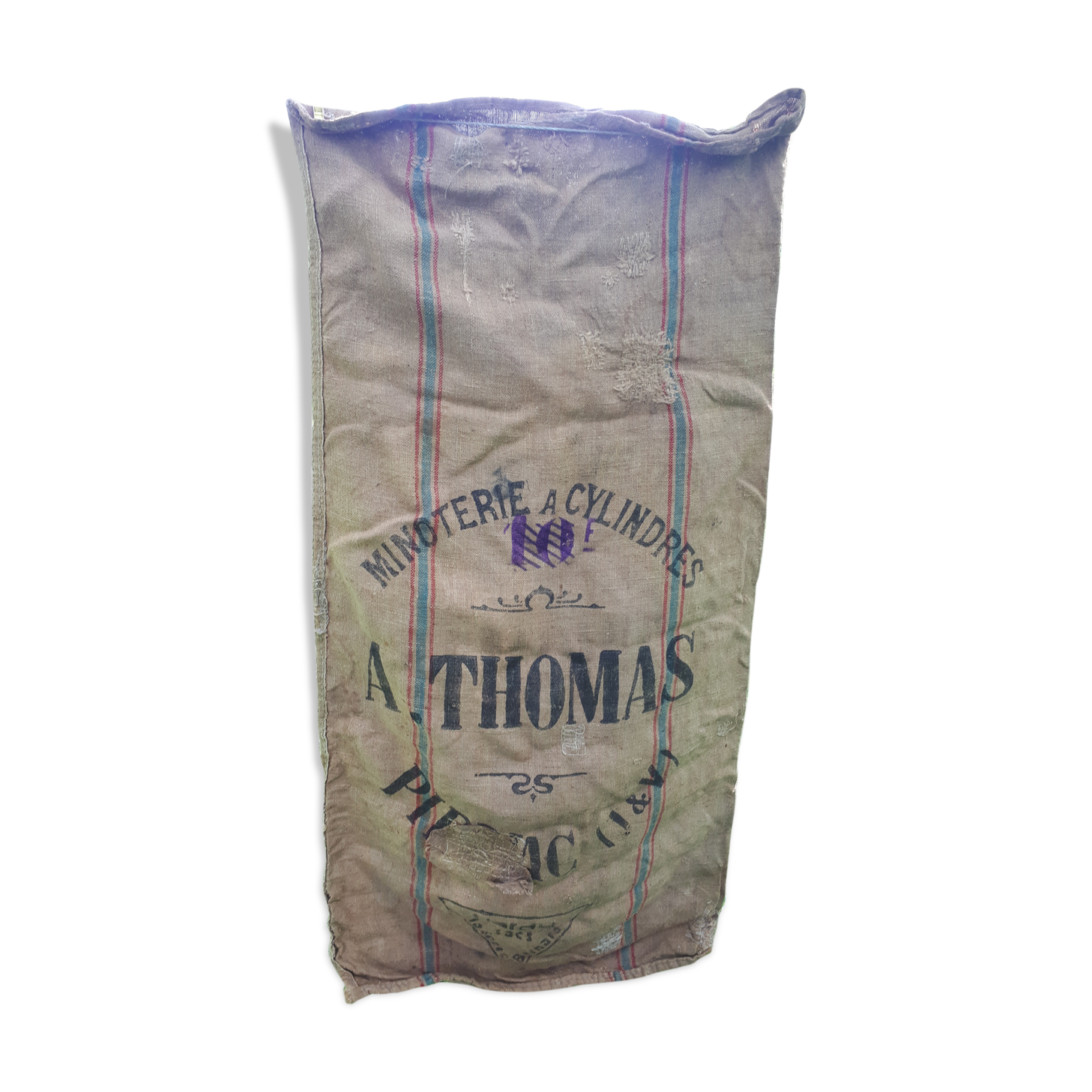 Burlap sack flour mill Thomas Brittany