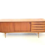 Enfilade teak 1960, 'Paola' by Oswald Vermaercke for V-type